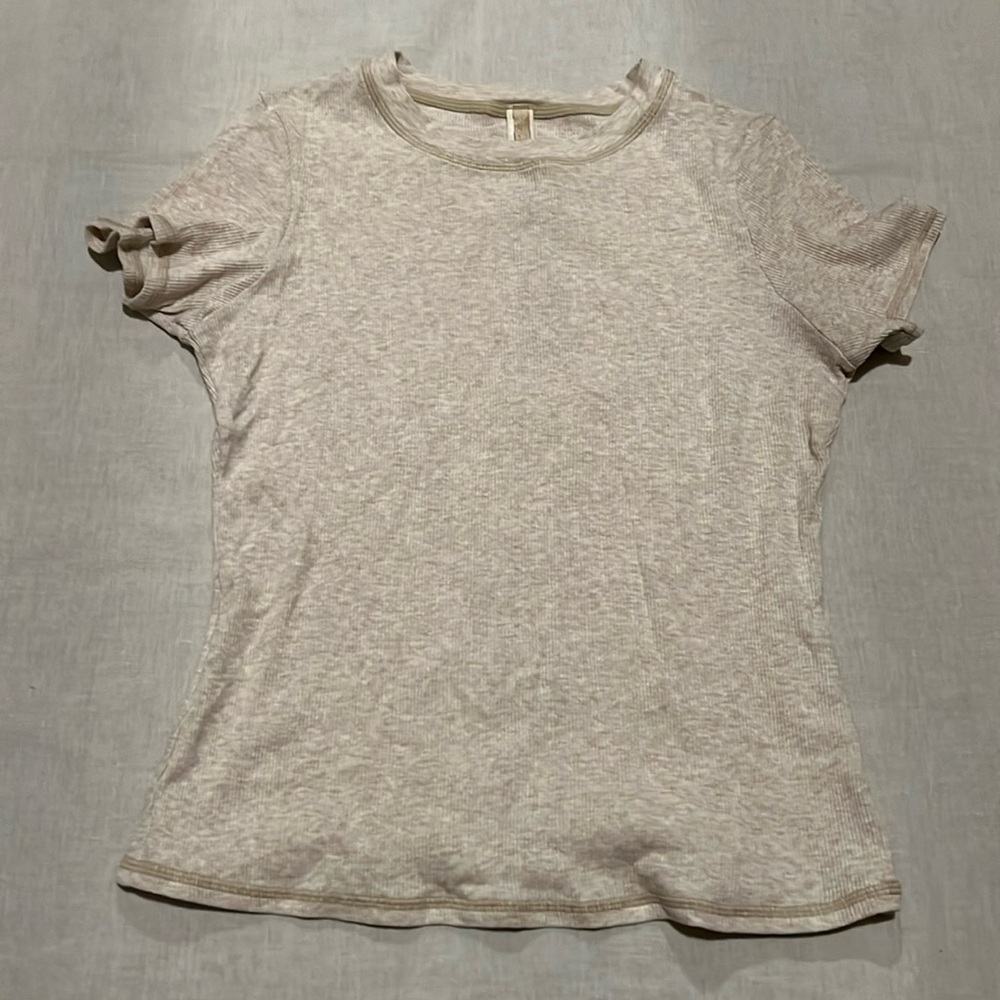 Skims cotton rib T-shirt